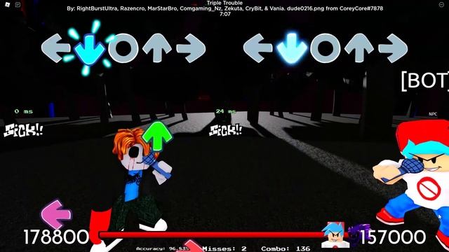 FNF Noob.EXE FULL WEEK (Roblox Noob Vs Sonic.EXE FULL WEEK) смотреть онлайн