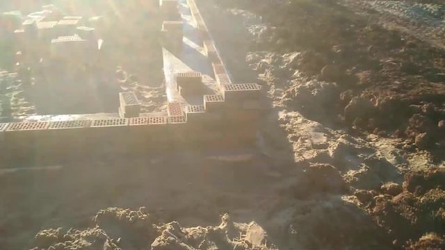 Первый день кладки! Дом под ключ!