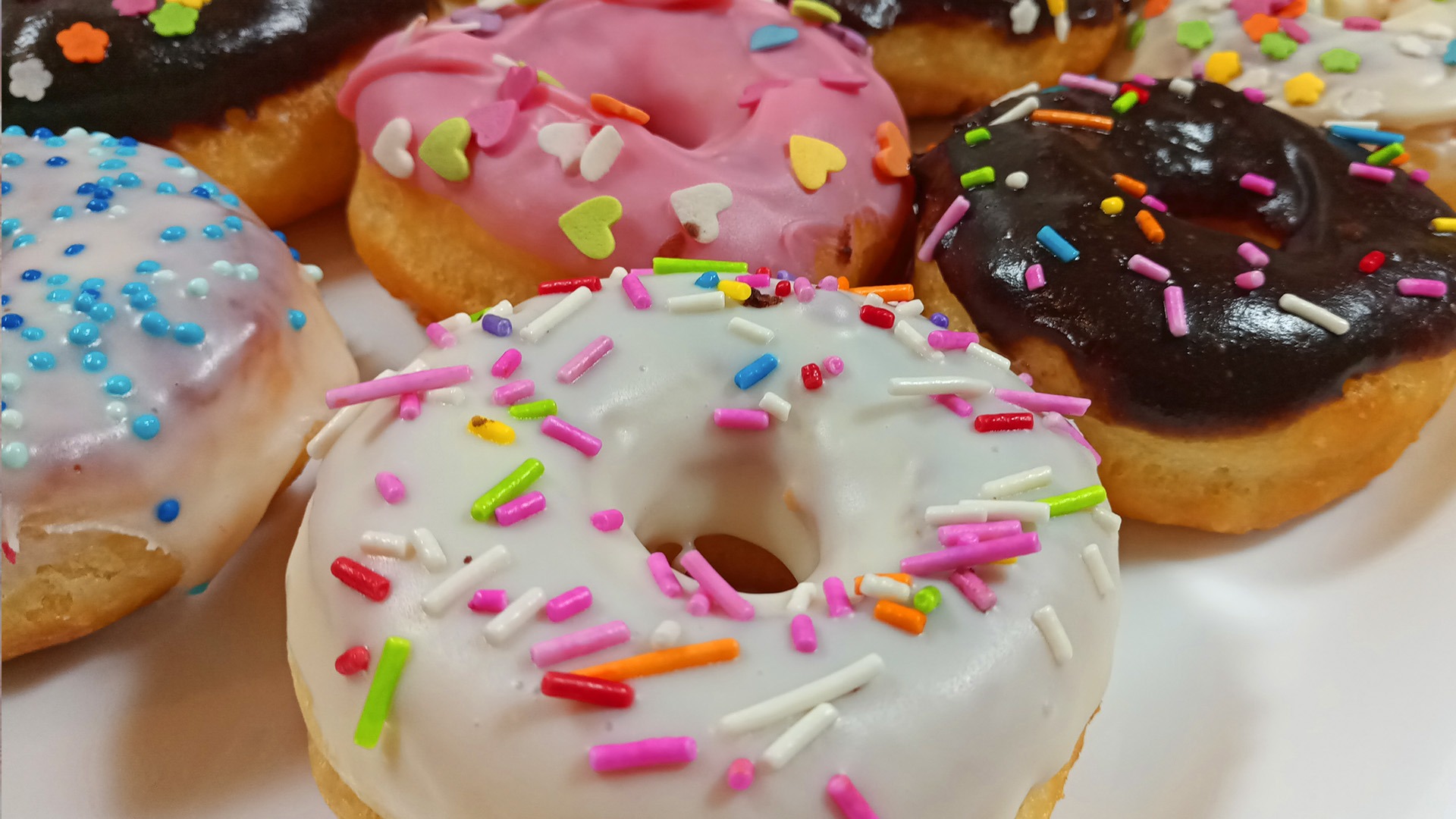 Домашние жареные американские пончики Донаты