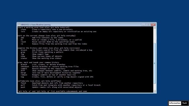 Using Git help | Git and Github Tutorial | Information Tech | Tutorial #8 смотреть онлайн