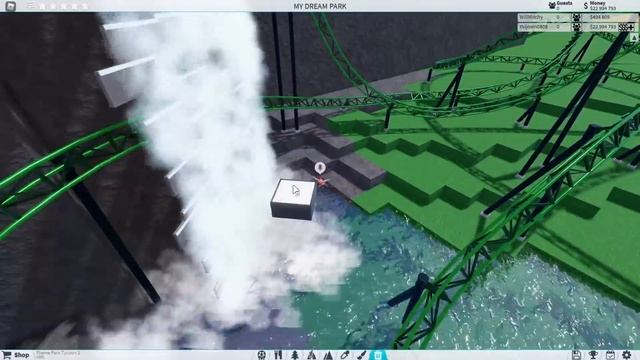 Theming the New Rollercoaster in my Dream Park! | Theme Park Tycoon 2 | Episode 12 смотреть онлайн