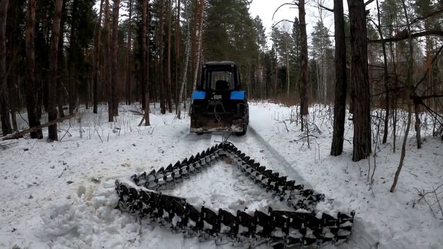 МТЗ 82 Гусянка до делянки смотреть онлайн