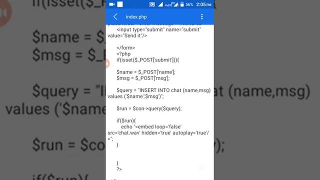 ChatBox in PHP смотреть онлайн