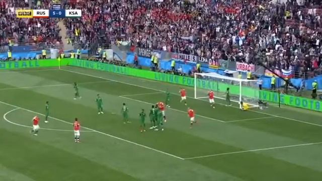 Golovin’s INSANE Free Kick - 2018 World Cup Russia vs Saudi Arabia смотреть онлайн