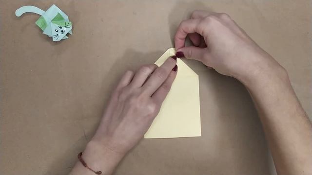 How to make an ORIGAMI JUMPING PAPER CAT ? смотреть онлайн