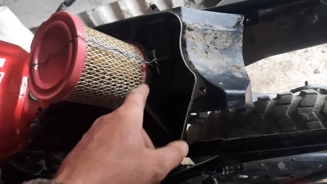 MotoLand 250 как установить воздушный фильтр. смотреть онлайн