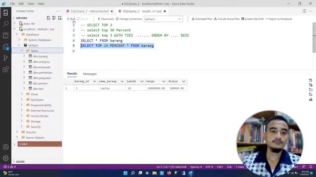SQL SERVER DML TUTORIALS #04 SELECT TOP смотреть онлайн