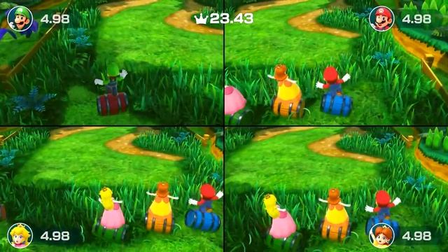 Mario Party Series - 4 Player Minigames (Luigi) смотреть онлайн