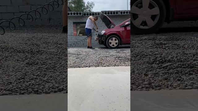 Мойка пакета радиаторов Chevrolet Авео смотреть онлайн