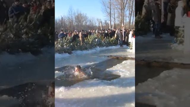 Крещение + моржевание, крепкое здоровье смотреть онлайн