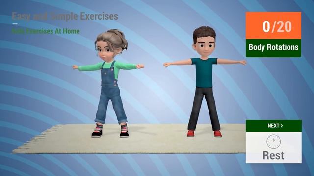 10 Easy and Simple Kids Exercises To Do At Home смотреть онлайн