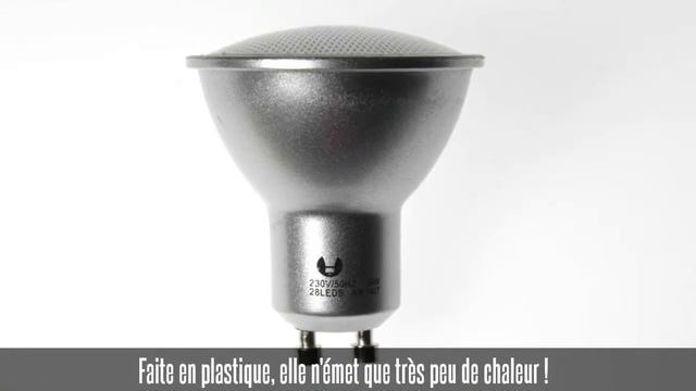 Ampoule led GU10, 5W, 120°, 420 lm, blanc chaud ou blanc froid смотреть онлайн