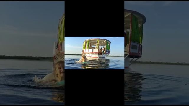 Колёсный пароход Цыганка. Уникальный катер с колесным приводом работает на Волге в Саратове. смотреть онлайн