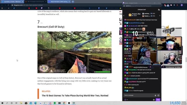 TST React to the "Top 15 Maps" in Call of Duty History!! смотреть онлайн