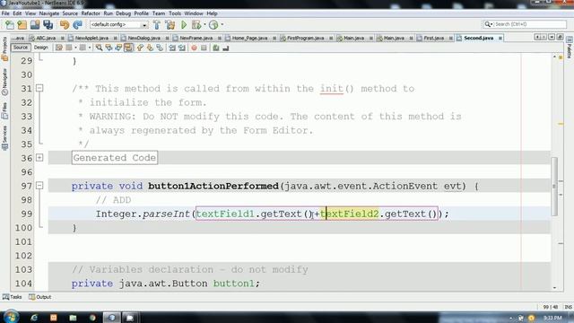 Java Netbeans in Hindi #6 | Simple Calculator Application смотреть онлайн