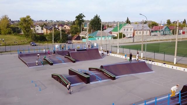 Деревянный скейт парк #FKramps в Ельце, Липецкая область | Modular Skatepark In Jelez, Russia