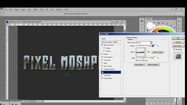 Adobe Photoshop - Chrome Text Effect смотреть онлайн