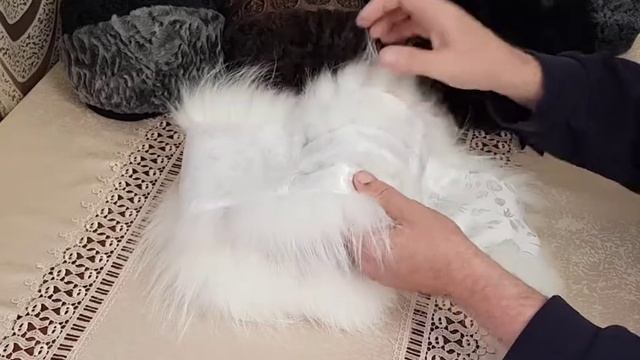 Шарф "Пушинка" из вязаной лисы смотреть онлайн