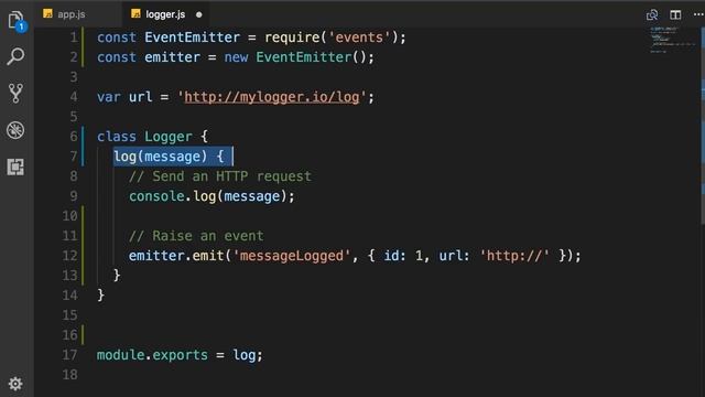 Extending the Event Emitter смотреть онлайн