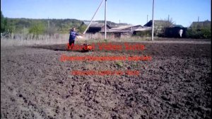 Мотоблок МБР 16 (РЫСЬ-16 лс) работа с фрезой