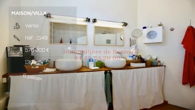 A Vendre - Maison/villa - LE PERREUX-SUR-MARNE (94170) - 6 Pièces - 130m²