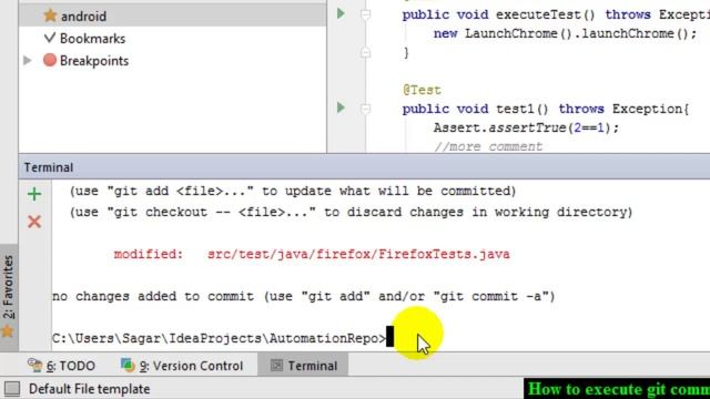 How to execute git commands in git terminal in Intellij IDEA смотреть онлайн