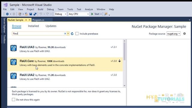 P6 - Installation of FlaUI | Windows Automation Tool | FlaUI | смотреть онлайн