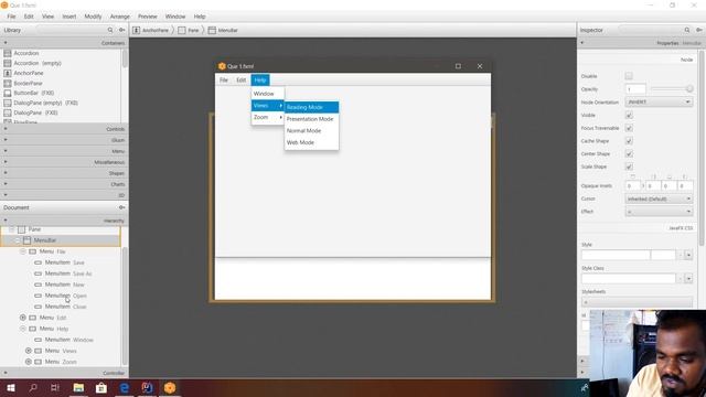 JavaFX + SceneBuilder Tab Pane / Menu Bar смотреть онлайн