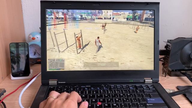 [egpu] Recycle old laptop T420 (Retro) and Play GTA V + RTX 2060s in FullHD смотреть онлайн