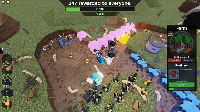 Tower Battles Only Mortar[BUFFED] Roblox смотреть онлайн