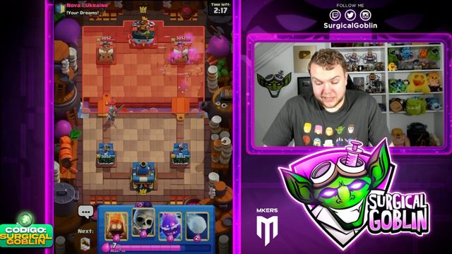 DESTROYING WITH 1.8 LOG BAIT CYCLE DECK! - Clash Royale смотреть онлайн