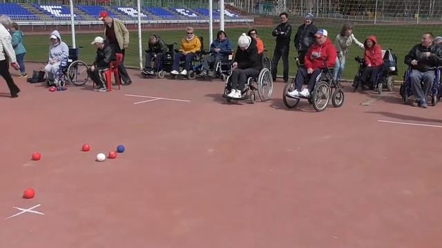 Весенний фестиваль инвалидов турнир по БОЧЧЕ смотреть онлайн