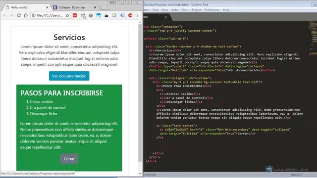 Curso de Bootstrap 4 - #61 El componente Collapse (Uso avanzado) ? смотреть онлайн
