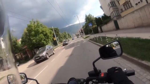 First Ride with GoPro HERO 7 black attached Kawasaki Vulcan S смотреть онлайн