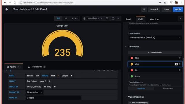 Build Your Own Network Monitoring System Using CURL With Cron/Bash, InfluxDB And Grafana In Linux