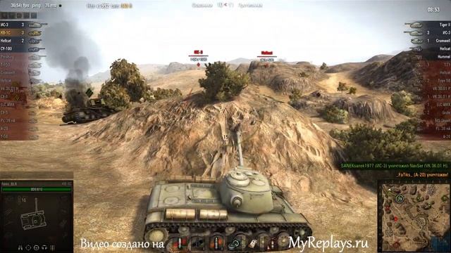 WOT: Эль-Халлуф - КВ-1С - 6 фрагов - смотреть онлайн