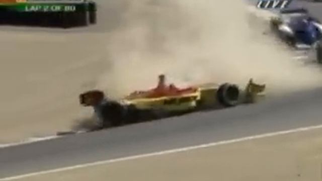 INDY LAGUNA SECA 2004 ACIDENTE DE JUSTIN WILSON E LAVIN смотреть онлайн