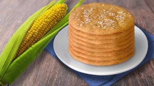 Кукурузные Лепешки на кефире - прекрасная замена хлебу.