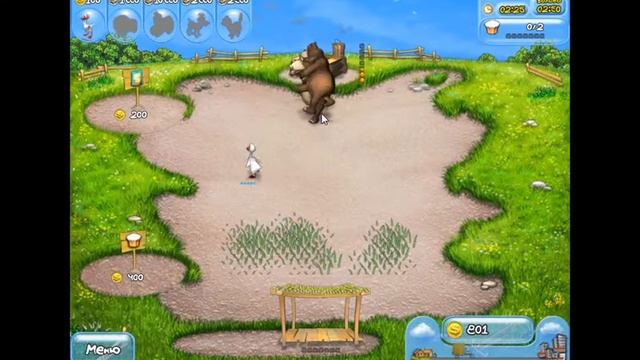Веселая ферма на нетбуке