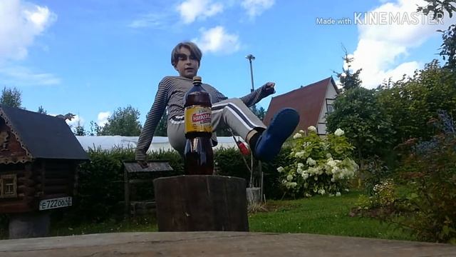 Bottle cup challenge! РАЗБИЛ ТЕЛЕФОН!!! /Открой бутылку ногой челленж. смотреть онлайн