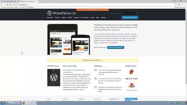 Mastering WordPress in Arabic #03 - WordPress.Com vs WordPress.Org смотреть онлайн