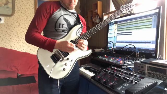 Schecter Hellraiser C-1 with floyd rose - gloss white смотреть онлайн
