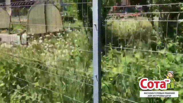Забор из оцинкованной 3D-сетки: отзыв покупателя смотреть онлайн