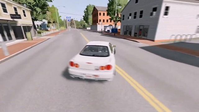 Drifting Nissan r34 on east coast (BEAMNG) смотреть онлайн