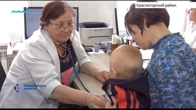Обновленное детское отделение открылось в ЦРБ Красногорского района смотреть онлайн