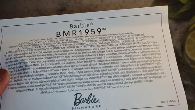 Кen-пучок! Ken коллекционный BMR1959 GHT93 пришел в мою коллекцию ? смотреть онлайн
