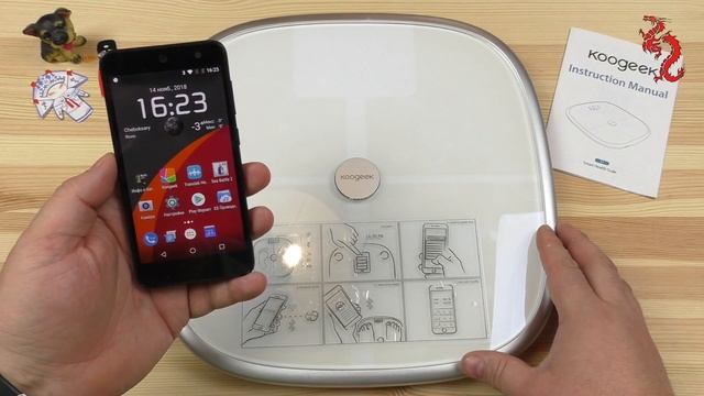 Koogeek KS1 Smart Health Scale //УМНЫЕ  весы с  БиоИмпедансным Анализом состава тела (BIA)