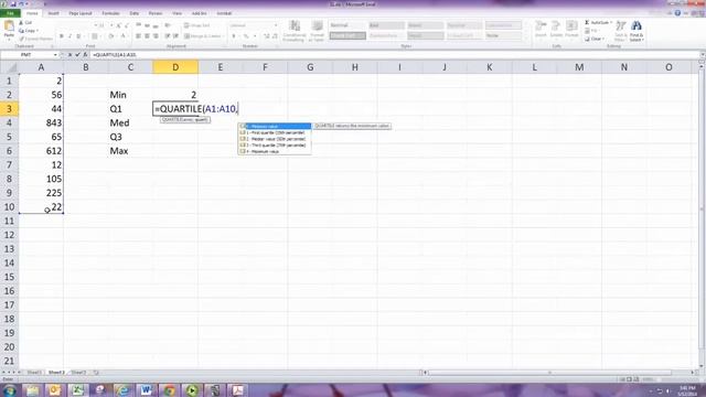 5 number summary with Excel смотреть онлайн