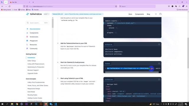 How to install tailwind css version 3 with npm смотреть онлайн