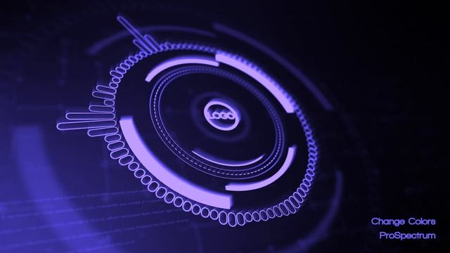 HUD Audio Spectrum Music Visualizer - After Effects Audio Spectrum Template смотреть онлайн